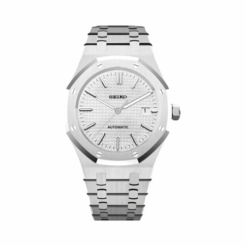 Montre Octogonale Blanc