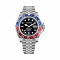 Montre GMT Bleu et Rouge - 5 maillons