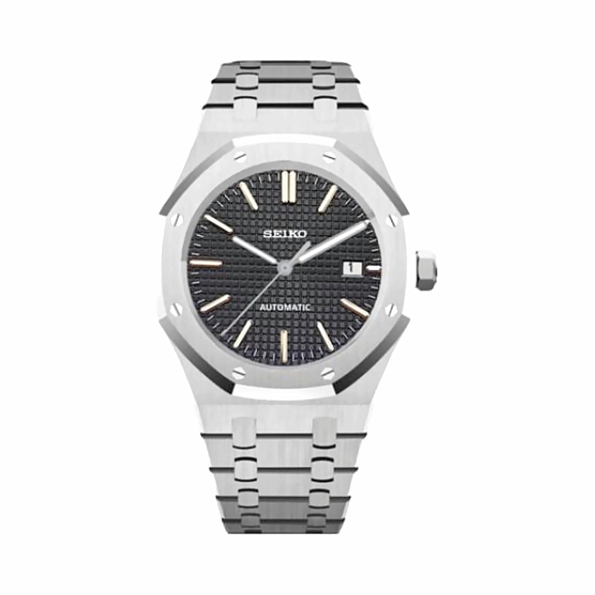 Montre Octogonale Noir