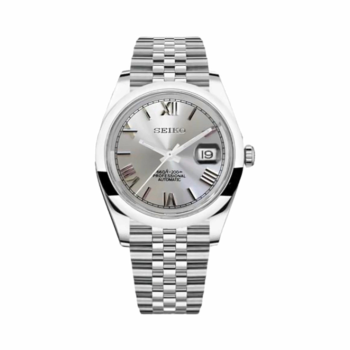 Montre Classique Romain Argent - 5 maillons